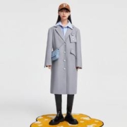 PEACEBIRD 太平鸟 女士长款呢子大衣外套