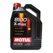 摩特(MOTUL) 全合成汽车机油 8100 X-MAX 0W-30 A3/B4 SL 5L/桶 欧洲进口