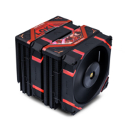 瓦尔基里(VALKYRIE）DL125 LOKI VK CPU风冷散热器  双塔 焊接6热管纯铜底 支持LGA1700 AM5 ARGB光效