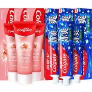 Colgate 高露洁 牙膏喜马盐4支+三重薄荷2支亮白清新口气去黄去渍单品包邮