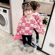 啪吡熊（PAPIBEAR）2023女童秋季连帽卫衣