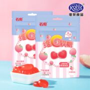 2袋水果蜜桃维c软糖