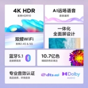 TCL 雷鸟 雀4 50英寸 4K超高清智能语音液晶平板电视机以旧换新 50F265C 50英寸 官方标配