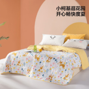 罗莱家纺旗下，LOVO 乐蜗 抗菌防螨可水洗夏凉被空调被 200*230cm