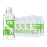 需首单福袋、88vip：依能 青柠味无糖弱碱性苏打水饮料 350ml*15瓶