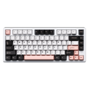 29日18:30：VGN VXE75 铝坨坨 三模机械键盘 80键 冰莓冰淇淋轴 皓月白