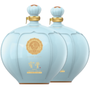 宝丰清香型白酒50度‘优质30’高度白酒 固态发酵粮食酒 1100ML*2坛 青色景德镇瓷坛