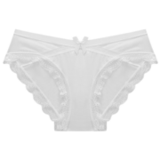 Glambody MAGIC NATURAL LINE无痕内裤女士性感纯欲丁字中腰夏季薄时尚全棉纯棉裆NK1312 咖色 M