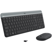 罗技（Logitech）MK470 键鼠套装 无线键鼠套装 超薄 全尺寸 星空灰 带无线2.4G接收器