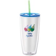 LOCK&LOCK HAP516WHT 塑料杯 750ml 冰激凌白