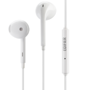 EDIFIER 漫步者 H180 Plus 半入耳式有线耳机 白色 3.5mm