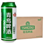 TSINGTAO 青岛啤酒 清爽8度500ml*24听 整箱装*2件