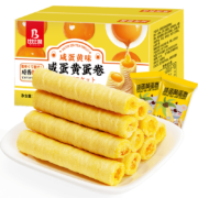 PLUS会员、概率劵：BIBIZAN 比比赞 咸蛋黄蛋卷600g