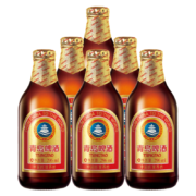 TSINGTAO 青岛啤酒 金质小棕金啤酒 296ml*6瓶