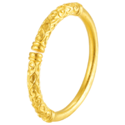 京东百亿补贴：China Gold 中国黄金 情侣黄金戒指 约 3g