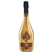 【黑桃A香槟】法国名庄黑桃A香槟（Champagne Armand de Brignac）750ml 黑桃A黄金版香槟 礼袋装