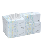 全棉时代 抽纸 洗脸巾棉柔巾两用擦脸巾盒装纸巾毛巾20*20CM 80抽*12盒