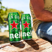 【进口】Heineken/喜力啤酒500ml*24罐波兰黄啤听装整箱临期清仓