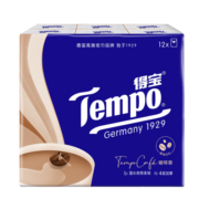 得宝（TEMPO）手帕纸 咖啡味4层*7张*12包迷你纸巾小包 面巾纸
