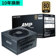 PHANTEKS 追风者 AMP额定850W金牌全模组台式电脑机箱电源