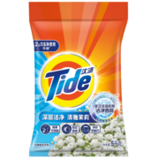 汰渍 Tide 蔡徐坤推荐 2合1洁净透亮 除菌洗衣粉（清雅茉莉香）10斤袋装 强力去油渍污渍 无残留 补充装