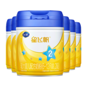 飞鹤星飞帆2段较大婴儿配方奶粉（6-12月龄） 700gx6罐