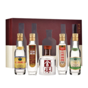 舍得 52度  舍得岁月历程建厂80周年纪念小酒版礼盒99ml*5