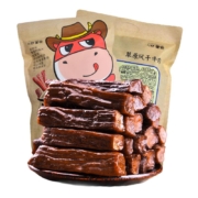 34年内蒙老品牌，蒙亮 内蒙古手撕风干牛肉干（7成干） 500g
