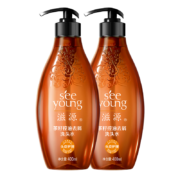 京东百亿补贴：seeyoung 滋源 茶籽控油去屑洗发水 400ml*2（赠 六神沐浴露180ml）