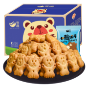 零趣 小熊字饼干曲奇整箱500g