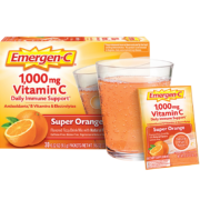 PLUS会员、概率券：益满喜Emergen-C  美国进口 维生素C泡腾粉30包/盒  鲜橙味 富含1000mgVC