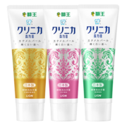 狮王（Lion）LION狮王齿力佳高活酵素美白牙膏 日本原装进口分解牙渍 净白牙齿 酵素美白4支