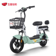 京东百亿补贴：五星钻豹  新国标电瓶车 48V12AH L3 植物绿