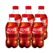 QQ端：可口可乐  Coca-Cola 汽水碳酸饮料  300ml*6瓶