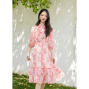 补贴购：CHIU·SHUI 秋水伊人 女士雪纺连衣裙 623203A020086026