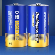 天降福利：Doublepow 倍量 1号干电池  2节