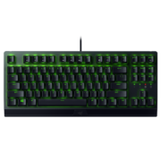 PLUS会员：Razer 雷蛇 黑寡妇蜘蛛 X 竞技版 有线机械键盘 87键 绿轴