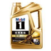 美孚（Mobil）美孚1号 金美孚 先进全合成汽机油 5W-30 SP 4L 新升级 汽车保养