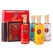 WULIANGYE 五粮液 尊龙500ml*4瓶礼盒装 52度浓香型白酒五粮液股份有限公司出品