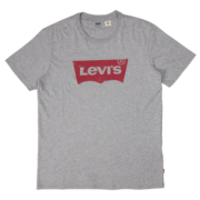Levi's李维斯情侣款短袖T恤经典logo印花潮流百搭轻薄七夕礼物 灰色0200 S
