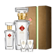 文君酒 绿色礼盒 52度 500ml+100ml 礼盒装 浓香型白酒