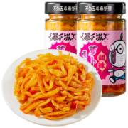 吉香居 暴下饭新派下饭菜 网红开味小菜 嘎嘣脆萝卜条（甜辣味）200g*2瓶
