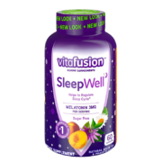 PLUS会员：vitafusion 美国进口3mg褪黑素 60粒*2件