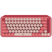 罗技（Logitech） POP KEYS无线蓝牙机械键盘 办公键盘 女生键盘 iPad键盘少女馆 TTC茶轴 电幻粉