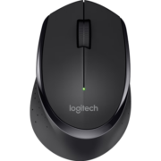 罗技（Logitech） M280（M275）无线鼠标光电笔记本电脑商务办公舒适操控对称鼠标USB款 M275 黑色