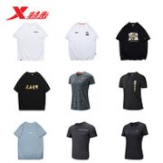 XTEP 特步 短袖T恤男女官方断码清仓正品百搭透气休闲半袖