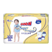 大王（GOO.N）光羽婴儿宝宝尿不湿轻薄透气尿布小短裤 小短裤L32片（ 9-14Kg）