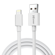 米量（MFPower） 米量MFi认证苹果充电数据线适用iPhone14/13ProMax/12 苹果手机平板通用 苹果灰（USB）1米