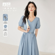 DUIBAI 对白 女式中长连衣裙 DDQ144L