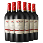 长城 耀世东方 特藏8橡木桶解百纳干红葡萄酒 750ml*6瓶 整箱装